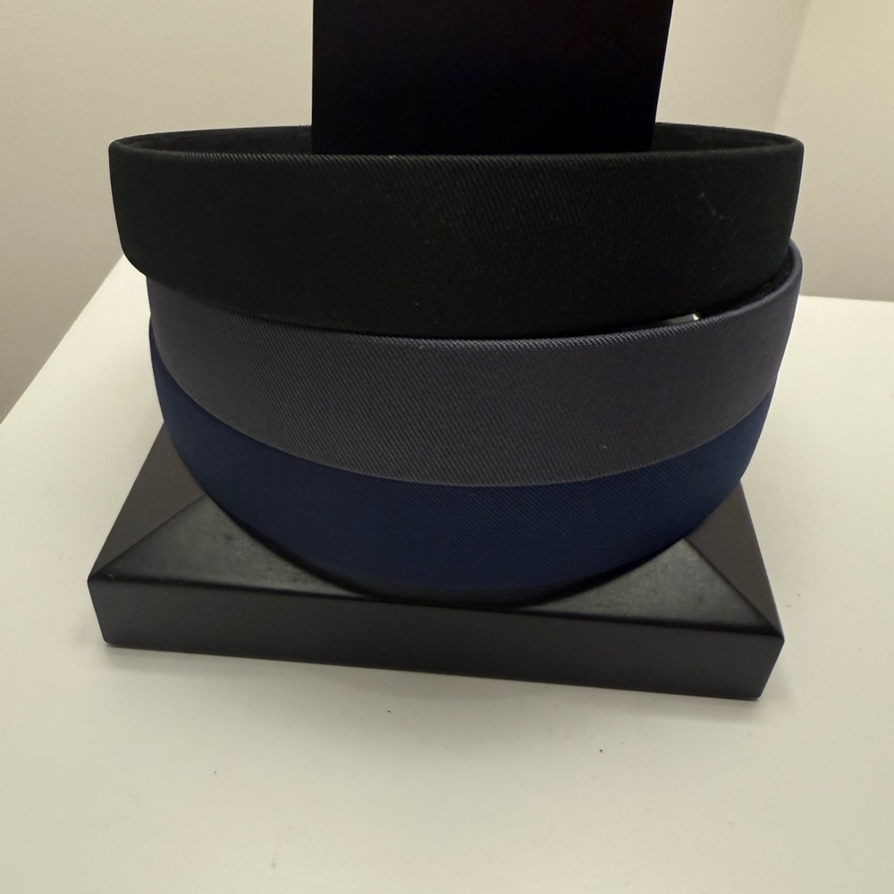 Stylish Black, Gray, and Blue Headbands